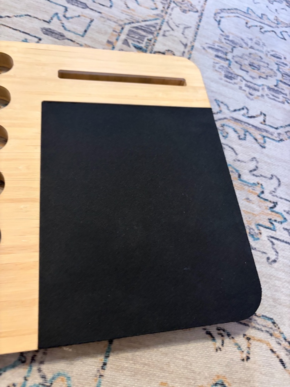 ISKELTER Slate Mobile Air Desk Bamboo with Mousepad and phone holder - Picture 4 of 4